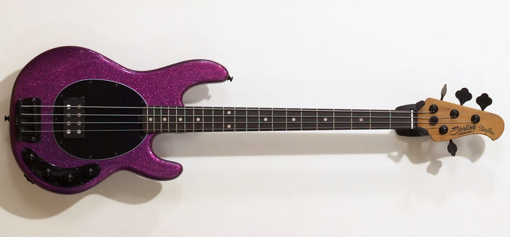 MusicMan - Sterling StingRay 34 Purple Sparkle